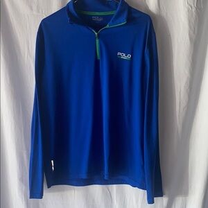 Polo by Ralph Lauren‎ Blue Pullover with Green Accents